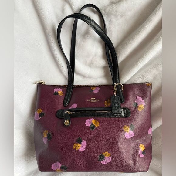 Coach Pebble Leather Taylor Tote - Picture 1 of 8
